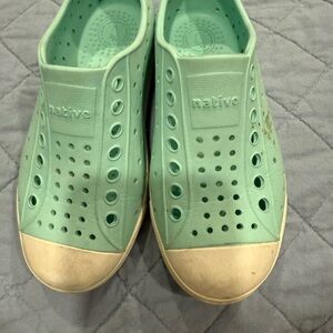 Play Condition Native Teal Water Shoes Slip-On Perforated Design